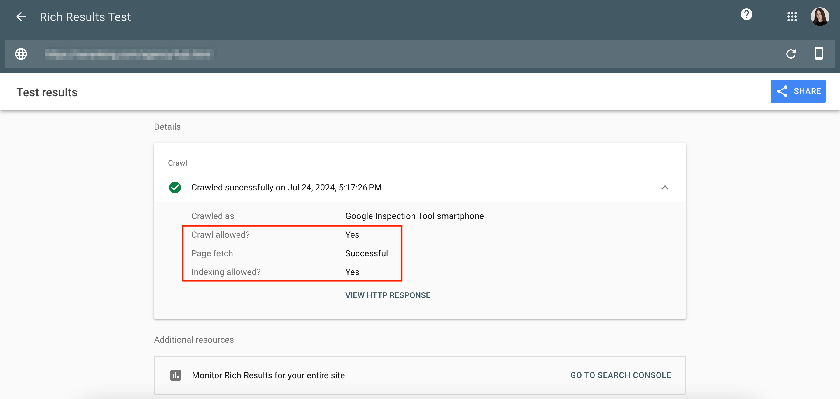 Rich Results test for images hosted on other domains Rich Results test