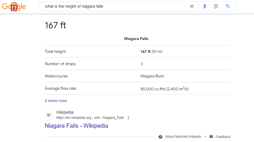 Zero-click search An example of zero-click searches