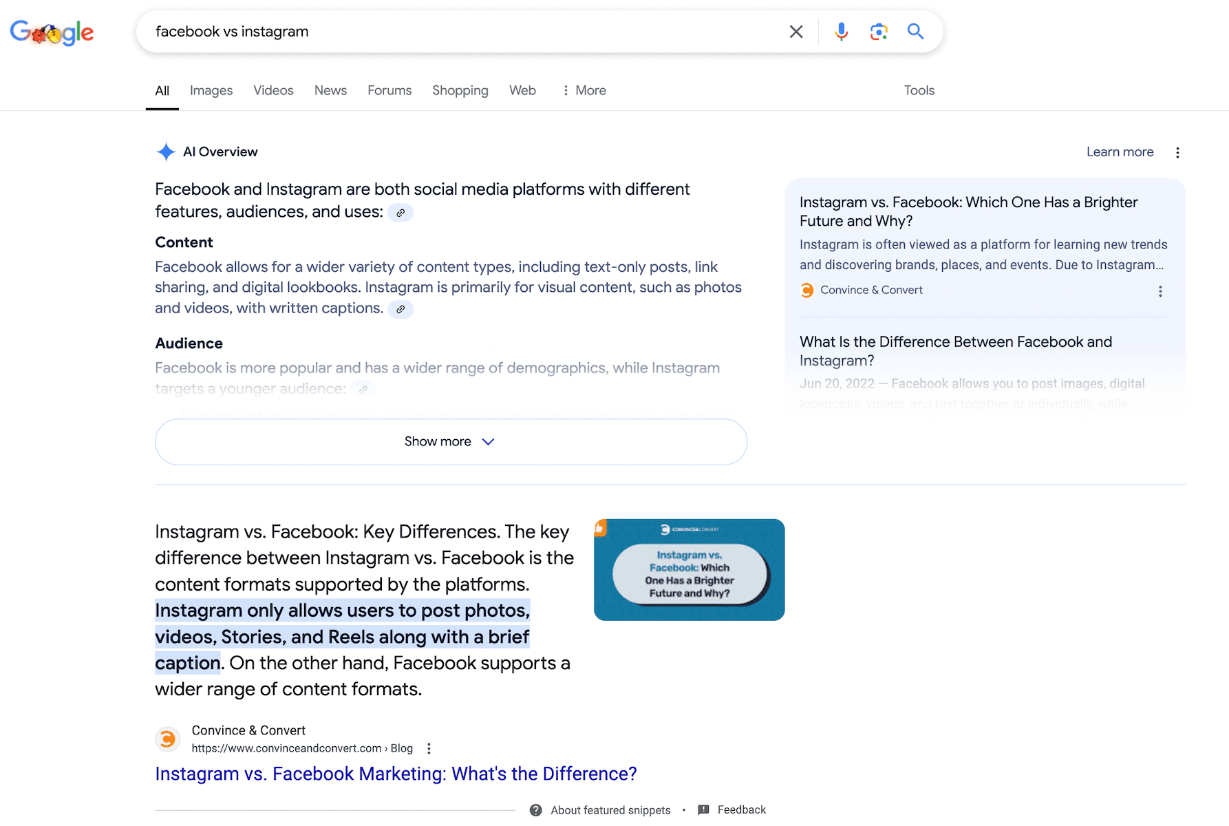 How Google search works today AI Overviews