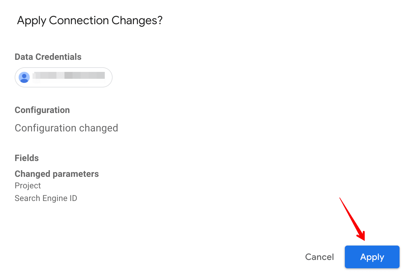 How to apply connection changes in Google Looker Studio How to apply connection changes in Looker Studio