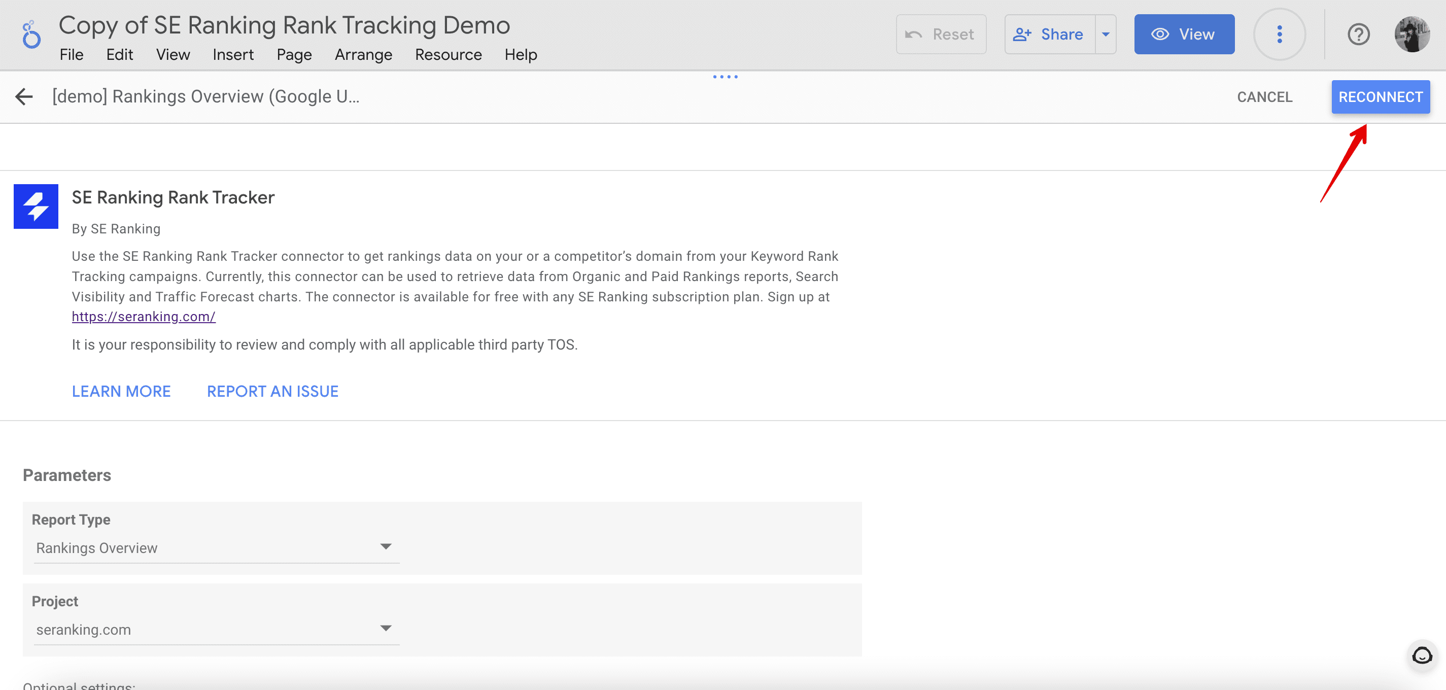 Reconnecting data sources in Looker Studio Reconnecting data sources in Google Looker Studio