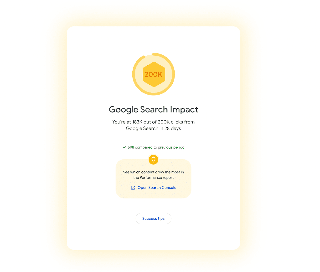 Google Search Impact Google Search Impact in GSC