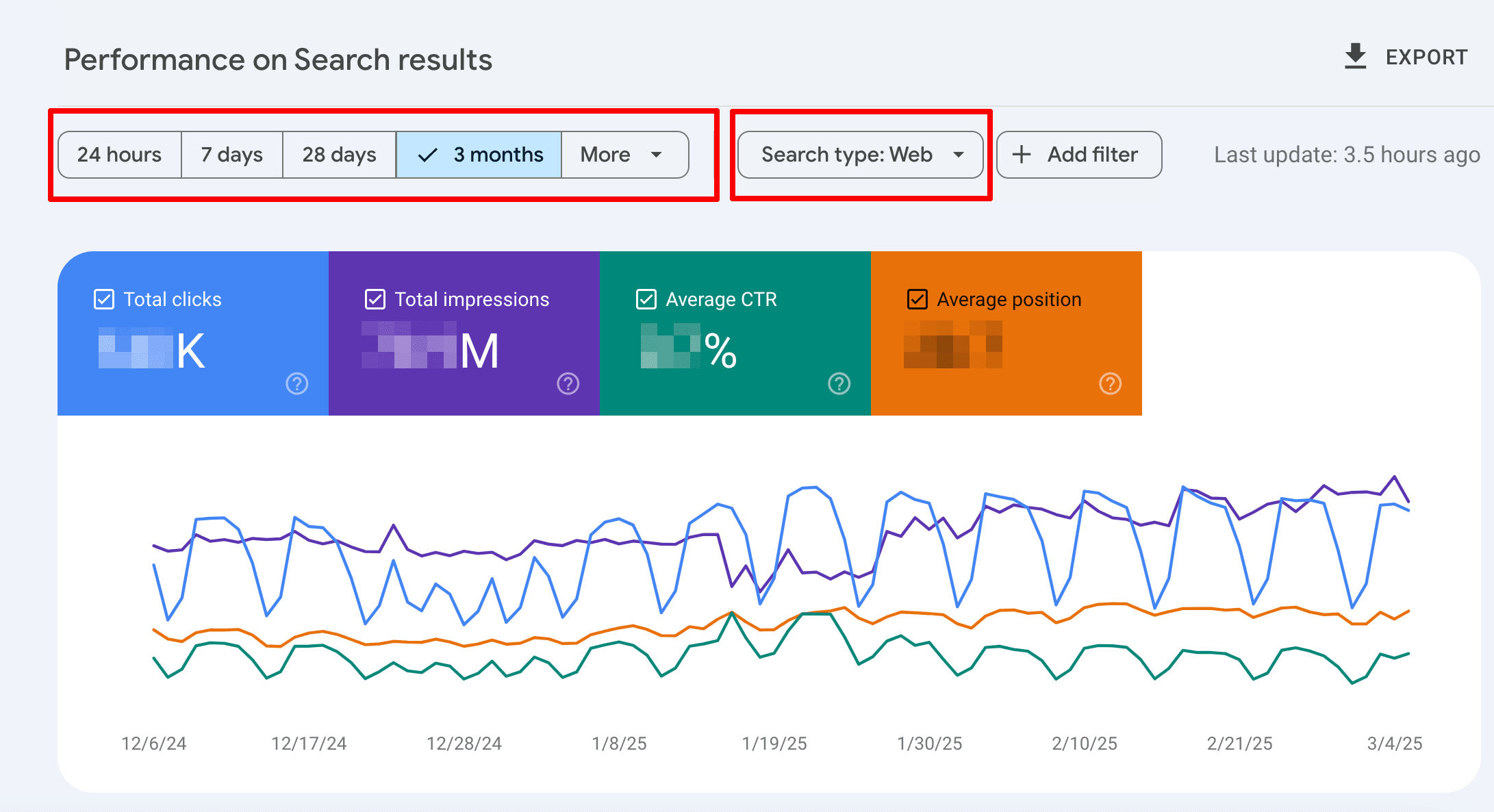 Filters in GSC Filters in Google Search Console