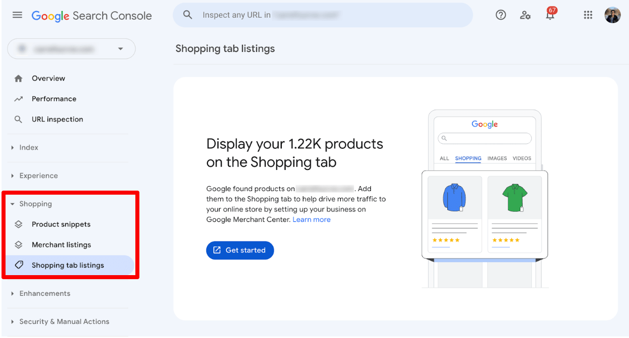 Shopping reports Shopping reports in GSC